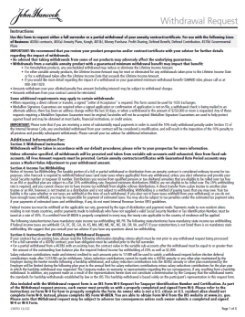 John Hancock Annuities - Forms for Annuity Contract Holders